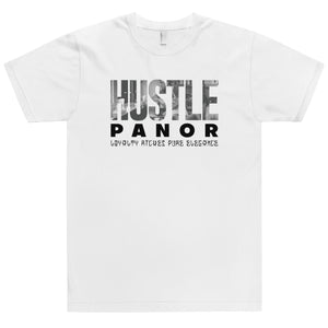 Hustle Panor White/Black Tee