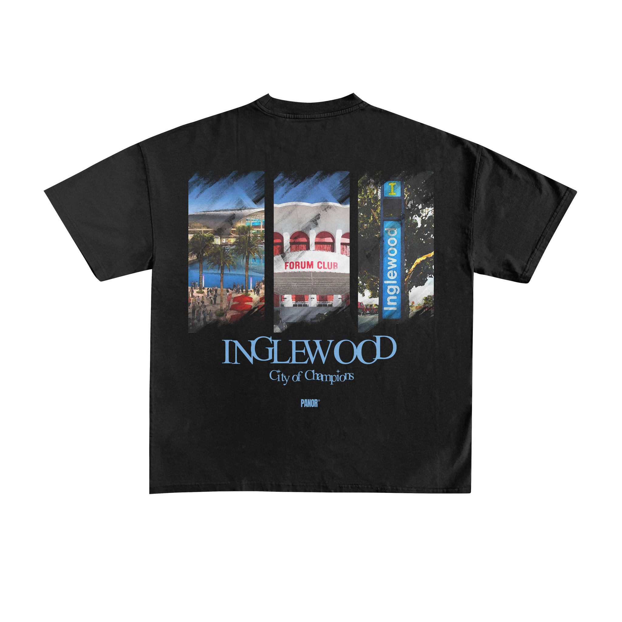 INGLEWOOD CITY OF CHAMPIONS OVERSIZED TEE